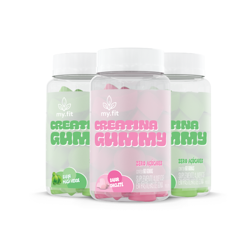 Pack 3 Creatina Gummy Mix de Sabores (180 Gomas)