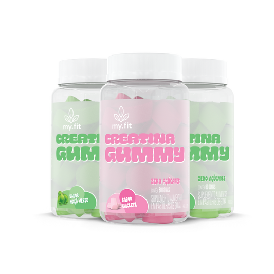 Pack 3 Creatina Gummy Mix de Sabores (180 Gomas)